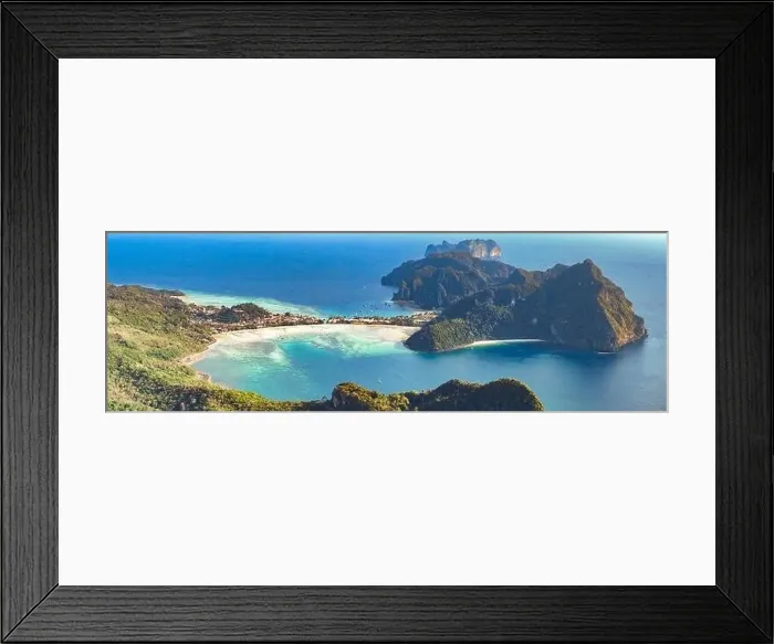 Framed Print : Aerial view of Ton Sai Beach in Koh Phi Phi, Krabi Thailand Framed Print : Aerial view of Ton Sai Beach in Koh Phi Phi, Krabi Thailand