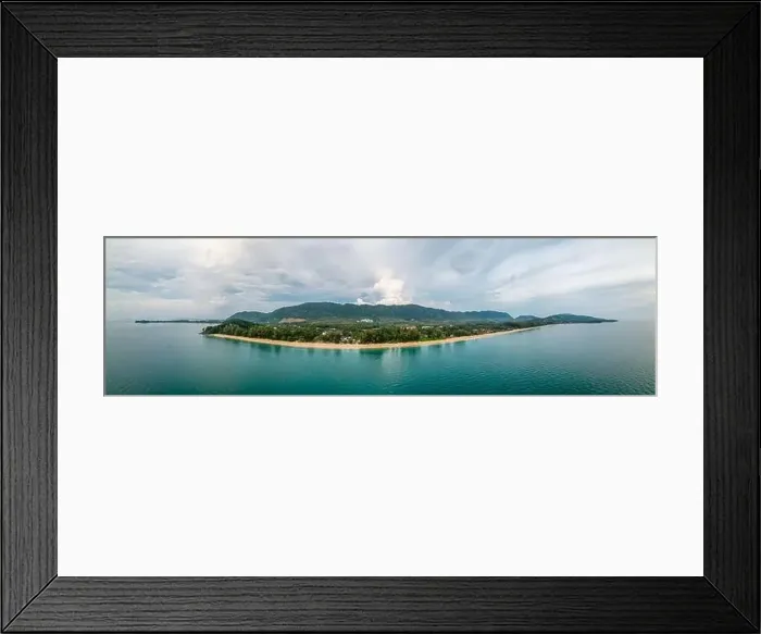 Framed Print : Panoramic view of Koh Lanta island, Thailand. Aerial point of view to tropical island Framed Print : Panoramic view of Koh Lanta island, Thailand. Aerial point of view to tropical island