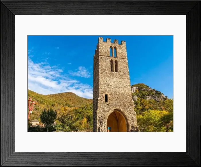Framed Print : Saint Michel tower, former bell tower in Tarascon sur Ariège, Ariège, Occitanie, France Framed Print : Saint Michel tower, former bell tower in Tarascon sur Ariège, Ariège, Occitanie, France