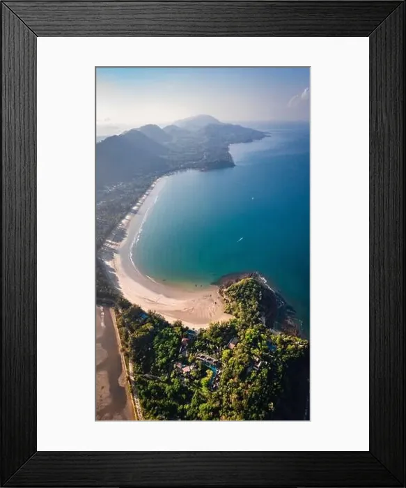 Framed Print : Aerial view of Laem Kho Kwang Beach in Koh Lanta, Krabi, Thailand Framed Print : Aerial view of Laem Kho Kwang Beach in Koh Lanta, Krabi, Thailand
