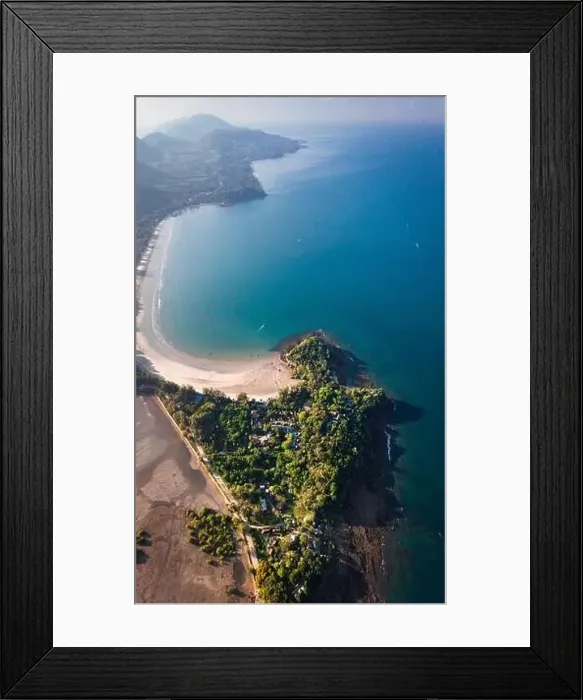Framed Print : Aerial view of Laem Kho Kwang Beach in Koh Lanta, Krabi, Thailand Framed Print : Aerial view of Laem Kho Kwang Beach in Koh Lanta, Krabi, Thailand