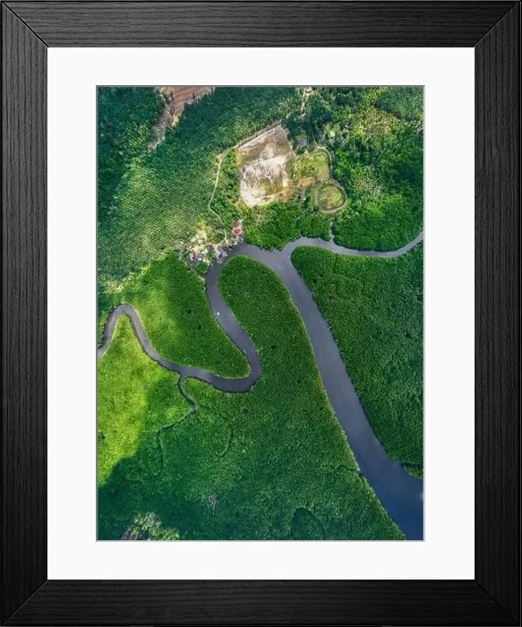 Framed Print : Heart shape island in Khao Chom Pa Sea Mangrove view point, in Trang, Thailand Framed Print : Heart shape island in Khao Chom Pa Sea Mangrove view point, in Trang, Thailand
