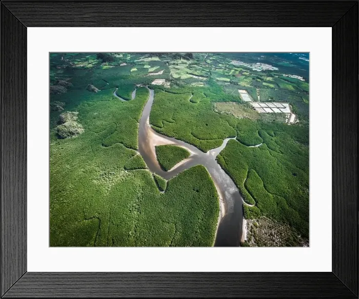 Framed Print : Heart shape island in Khao Chom Pa Sea Mangrove view point, in Trang, Thailand Framed Print : Heart shape island in Khao Chom Pa Sea Mangrove view point, in Trang, Thailand
