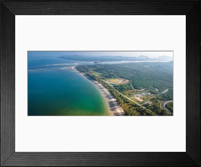 Framed Print : Aerial view of the Siri Lanta Bridge in koh Lanta, Krabi, Thailand Framed Print : Aerial view of the Siri Lanta Bridge in koh Lanta, Krabi, Thailand