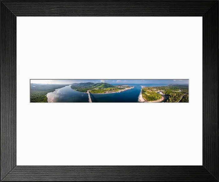 Framed Print : Aerial view of the Siri Lanta Bridge in koh Lanta, Krabi, Thailand Framed Print : Aerial view of the Siri Lanta Bridge in koh Lanta, Krabi, Thailand