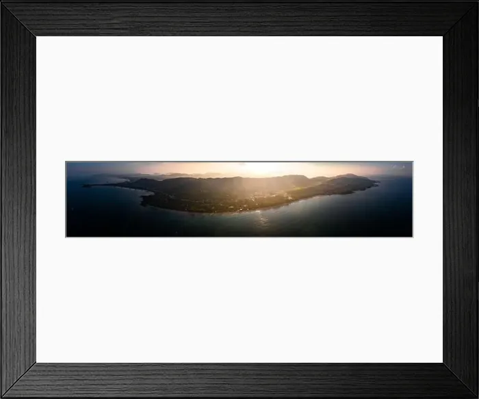 Framed Print : Aerial view of Long Beach at sunset, in Koh Lanta, Krabi, Thailand Framed Print : Aerial view of Long Beach at sunset, in Koh Lanta, Krabi, Thailand