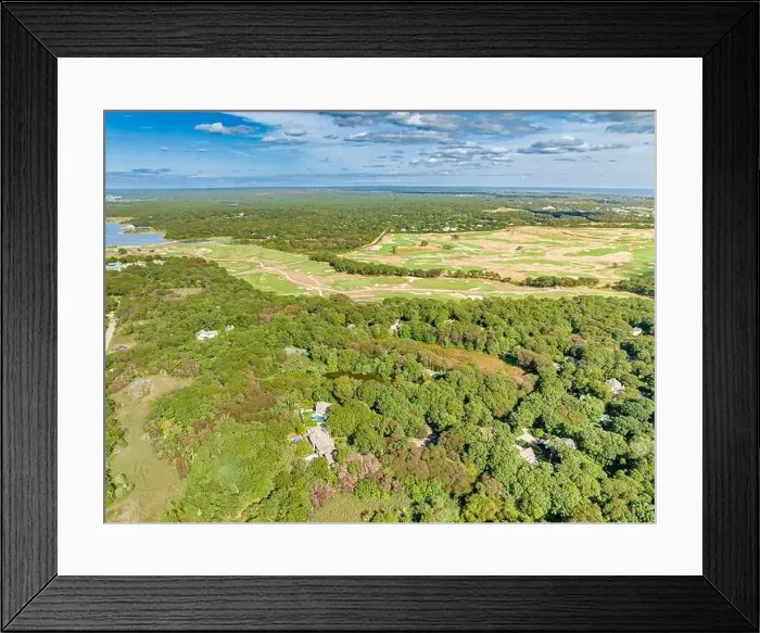 Framed Print : aerial view of shinnecock area Framed Print : aerial view of shinnecock area