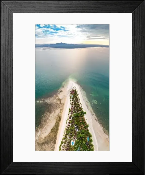 Framed Print : Aerial view of koh Mook or koh Muk island, in Trang, Thailand Framed Print : Aerial view of koh Mook or koh Muk island, in Trang, Thailand
