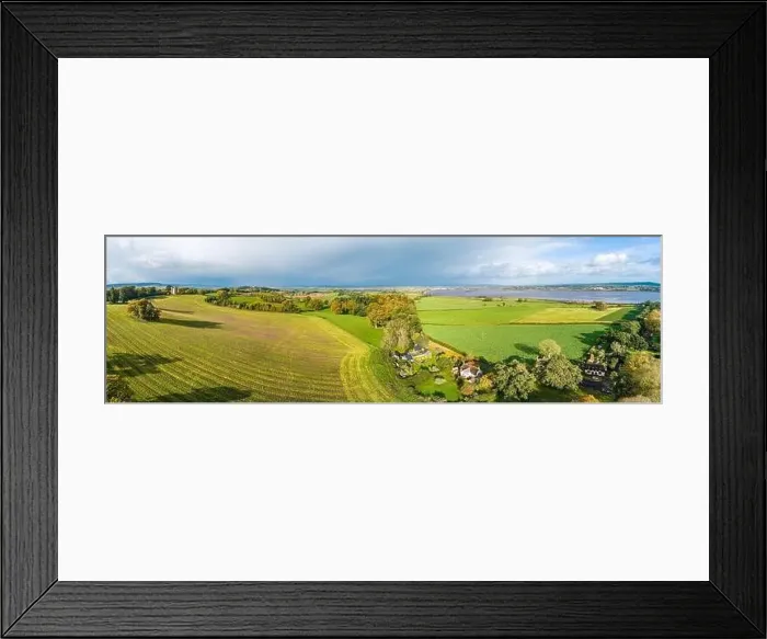 Framed Print : The Belvedere Tower over Powderham Park from a drone in Autumn Colors, Powderham Castle, Exeter, Devon, England Framed Print : The Belvedere Tower over Powderham Park from a drone in Autumn Colors, Powderham Castle, Exeter, Devon, England