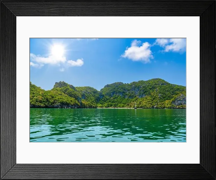 Framed Print : Koh Phaluai, Mu Ko Ang Thong National Park, Gulf of Thailand, Siam Framed Print : Koh Phaluai, Mu Ko Ang Thong National Park, Gulf of Thailand, Siam