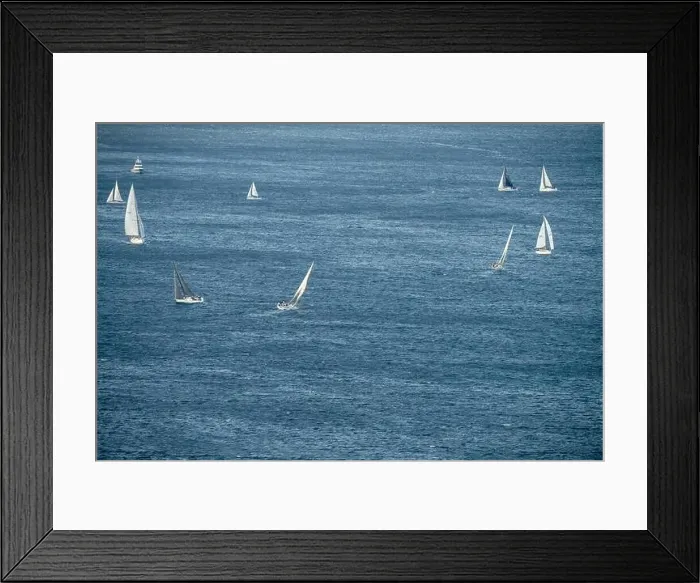 Framed Print : racing yachts on the river derwent in hobart tasmania Framed Print : racing yachts on the river derwent in hobart tasmania