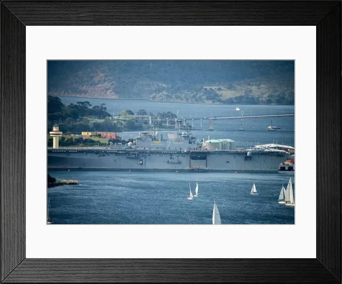 Framed Print : racing yachts on the river derwent in hobart tasmania Framed Print : racing yachts on the river derwent in hobart tasmania