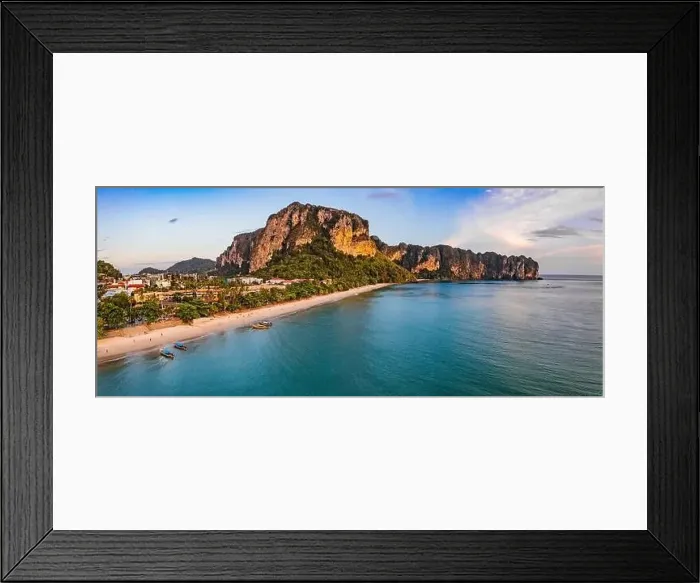 Framed Print : Aerial view of Ao Nang Beach in Krabi, Thailand Framed Print : Aerial view of Ao Nang Beach in Krabi, Thailand
