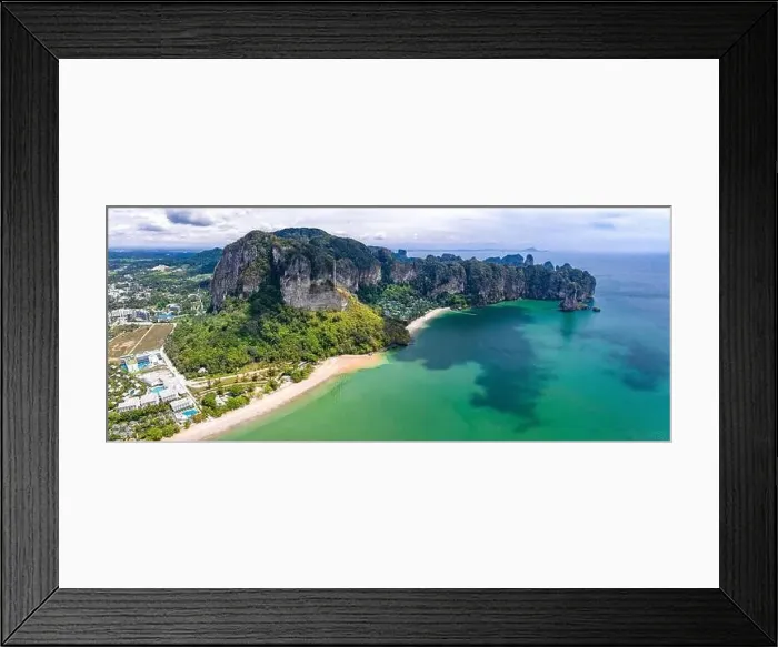 Framed Print : Aerial view of Ao Nang Beach in Krabi, Thailand Framed Print : Aerial view of Ao Nang Beach in Krabi, Thailand