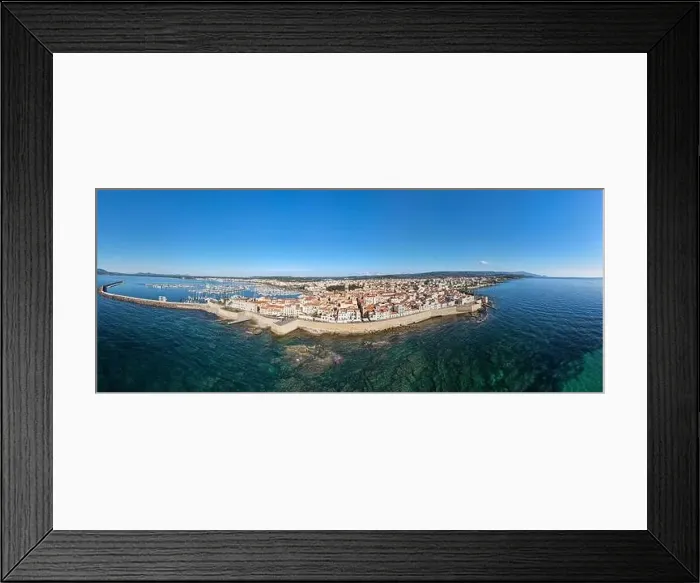 Framed Print : Drone view at the historical town of Alghero on Sardinia in Italy Framed Print : Drone view at the historical town of Alghero on Sardinia in Italy