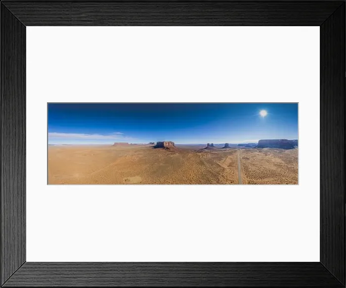 Framed Print : Aerial view of the spectacular stone towers of Monument Valley Framed Print : Aerial view of the spectacular stone towers of Monument Valley