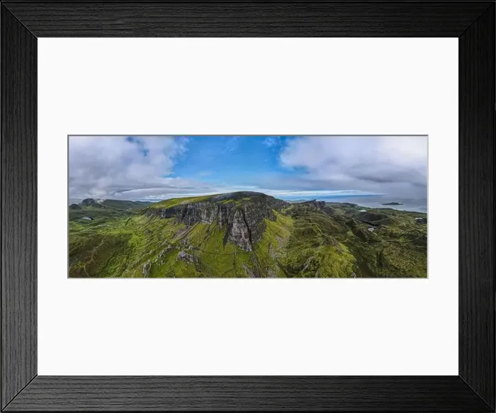 Framed Print : Aerial panoramic view of the scotish highlands Isle of Skye in northern Scotland Hebrides Islands Framed Print : Aerial panoramic view of the scotish highlands Isle of Skye in northern Scotland Hebrides Islands
