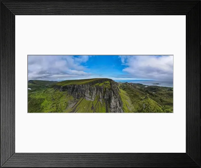 Framed Print : Aerial panoramic view of the scotish highlands Isle of Skye in northern Scotland Hebrides Islands Framed Print : Aerial panoramic view of the scotish highlands Isle of Skye in northern Scotland Hebrides Islands