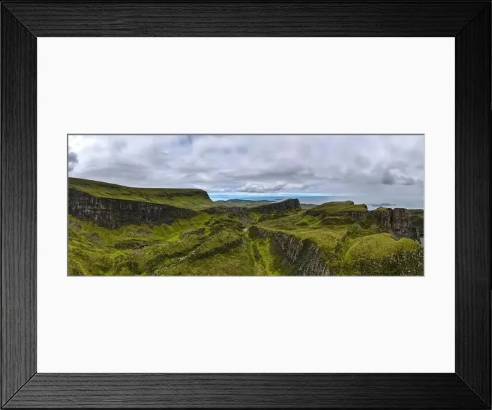 Framed Print : Aerial panoramic view of the scotish highlands Isle of Skye in northern Scotland Hebrides Islands Framed Print : Aerial panoramic view of the scotish highlands Isle of Skye in northern Scotland Hebrides Islands