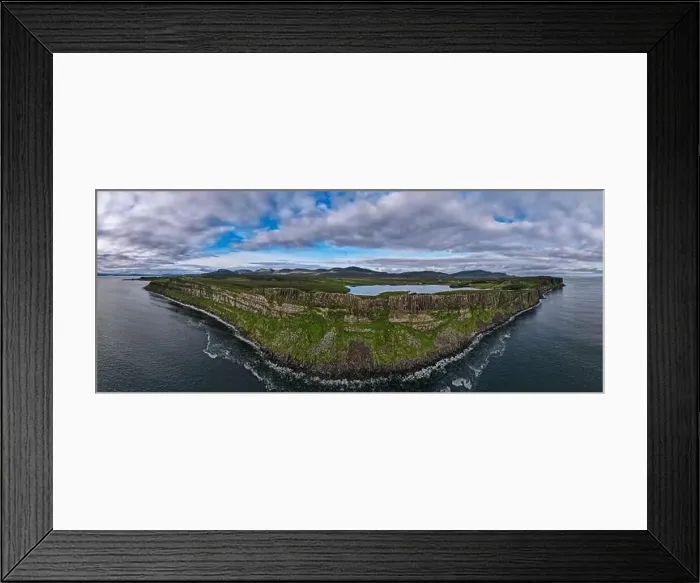 Framed Print : Aerial panoramic view of the scotish highlands Isle of Skye in northern Scotland Hebrides Islands Framed Print : Aerial panoramic view of the scotish highlands Isle of Skye in northern Scotland Hebrides Islands