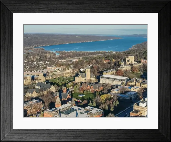 Framed Print : 11-19-2022, Early morning aerial autumn image of the area surrounding the City of Ithaca, NY, USA Framed Print : 11-19-2022, Early morning aerial autumn image of the area surrounding the City of Ithaca, NY, USA