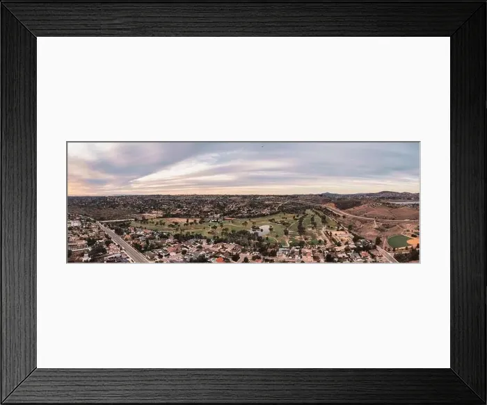 Framed Print : Golf Course in Bonita, San Diego Framed Print : Golf Course in Bonita, San Diego