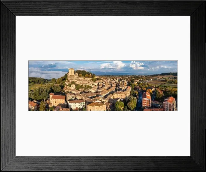 Framed Print : Sarteano village in Tuscany, Italy. Sarteano, the medieval castle at the top of the village. Siena, Tuscany, Italy Framed Print : Sarteano village in Tuscany, Italy. Sarteano, the medieval castle at the top of the village. Siena, Tuscany, Italy