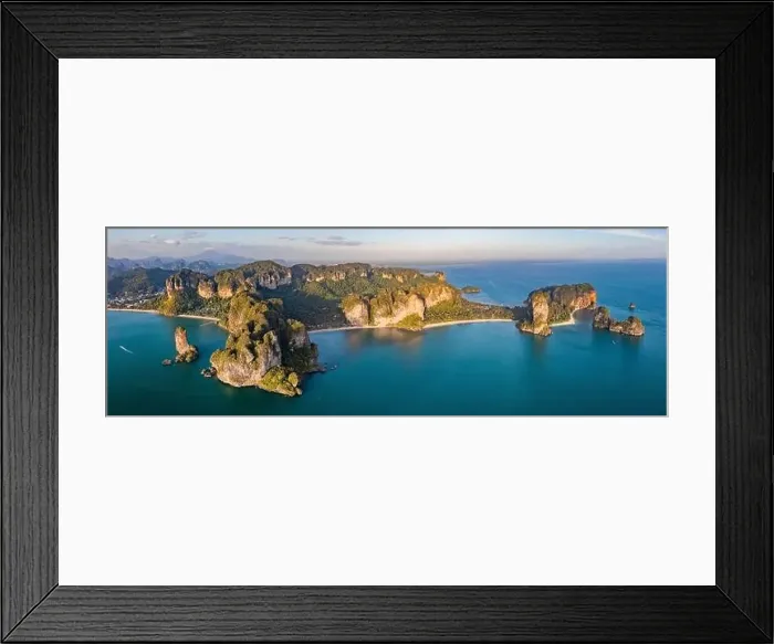 Framed Print : Aerial view of Phra nang Cave or princess Cave Beach in Krabi, Thailand. High quality photo Framed Print : Aerial view of Phra nang Cave or princess Cave Beach in Krabi, Thailand. High quality photo
