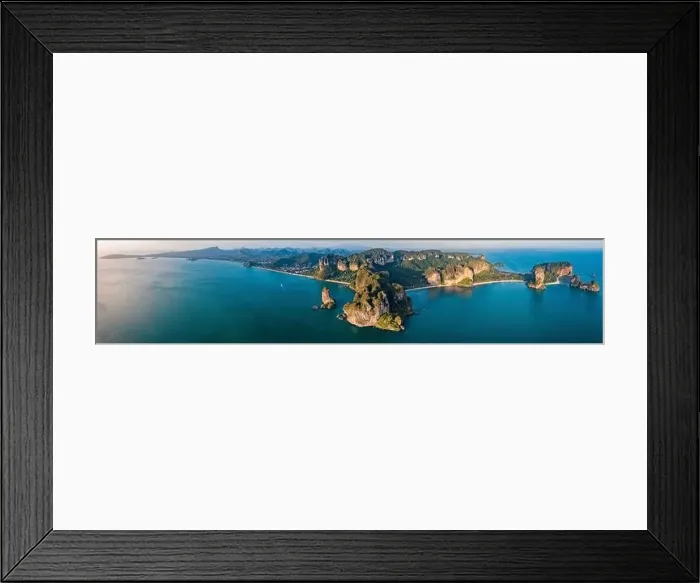 Framed Print : Aerial view of Phra nang Cave or princess Cave Beach in Krabi, Thailand. High quality photo Framed Print : Aerial view of Phra nang Cave or princess Cave Beach in Krabi, Thailand. High quality photo