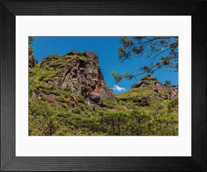 Framed Print : Morro dos Cabritos canyon with trees and rocks in Urubici, Santa Catarina, Brazil Framed Print : Morro dos Cabritos canyon with trees and rocks in Urubici, Santa Catarina, Brazil