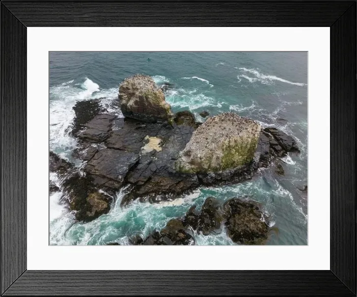 Framed Print : Aerial shot of the scenic birds rock at Punta de Lobos at Pichilemu, Chile Framed Print : Aerial shot of the scenic birds rock at Punta de Lobos at Pichilemu, Chile