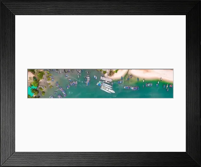 Framed Print : Aerial view of Hat Noppharat Thara Mu Ko Phi Phi National Park, Ao Nang, Krabi, Thailand Framed Print : Aerial view of Hat Noppharat Thara Mu Ko Phi Phi National Park, Ao Nang, Krabi, Thailand