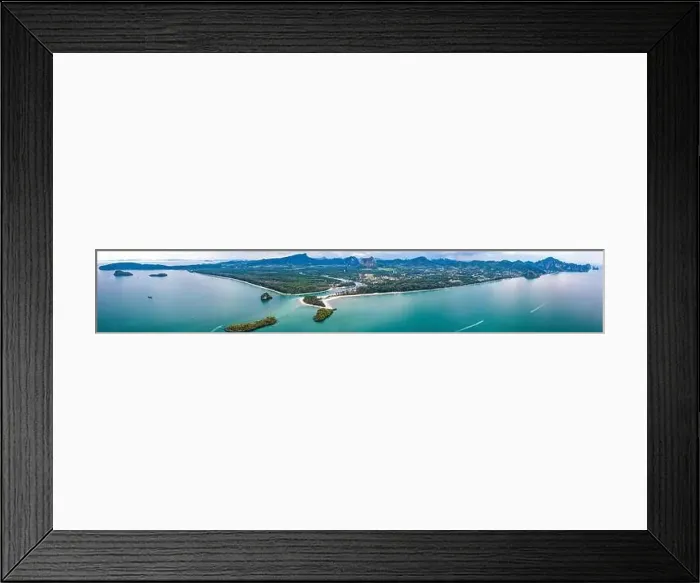 Framed Print : Aerial view of Hat Noppharat Thara Mu Ko Phi Phi National Park, Ao Nang, Krabi, Thailand Framed Print : Aerial view of Hat Noppharat Thara Mu Ko Phi Phi National Park, Ao Nang, Krabi, Thailand