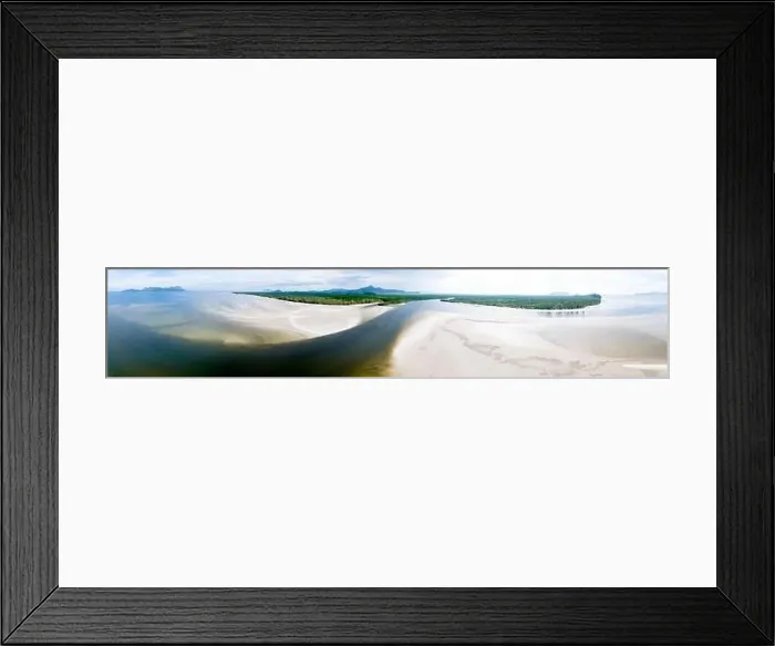 Framed Print : Aerial view of sand banks at Yong Ling Beach, Hat Yong Ling And Hat San, in Trang, Thailand Framed Print : Aerial view of sand banks at Yong Ling Beach, Hat Yong Ling And Hat San, in Trang, Thailand