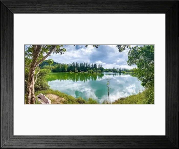Framed Print : Aerial view of Liwong Lake in Songkhla, Thailand Framed Print : Aerial view of Liwong Lake in Songkhla, Thailand