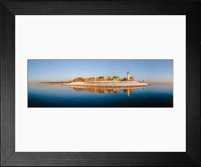 Framed Print : Lighthouse of Urk during winter with snow landscape in the Netherlands. Dutch old village Framed Print : Lighthouse of Urk during winter with snow landscape in the Netherlands. Dutch old village