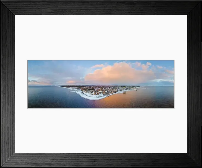 Framed Print : Drone view of the Lighthouse of Urk during winter with snow landscape in the Netherlands Framed Print : Drone view of the Lighthouse of Urk during winter with snow landscape in the Netherlands