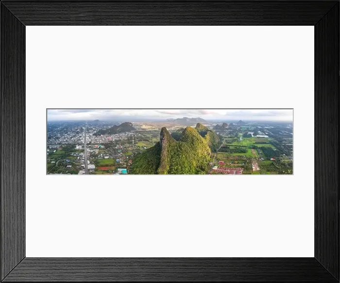 Framed Print : Khao Ok Thalu Khuha Sawan mountain in Phattalung, Thailand Framed Print : Khao Ok Thalu Khuha Sawan mountain in Phattalung, Thailand