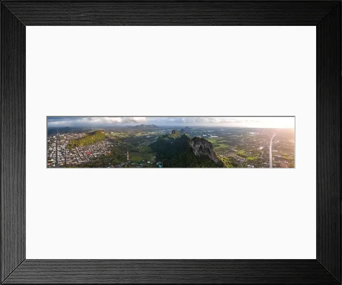 Framed Print : Khao Ok Thalu Khuha Sawan mountain in Phattalung, Thailand Framed Print : Khao Ok Thalu Khuha Sawan mountain in Phattalung, Thailand
