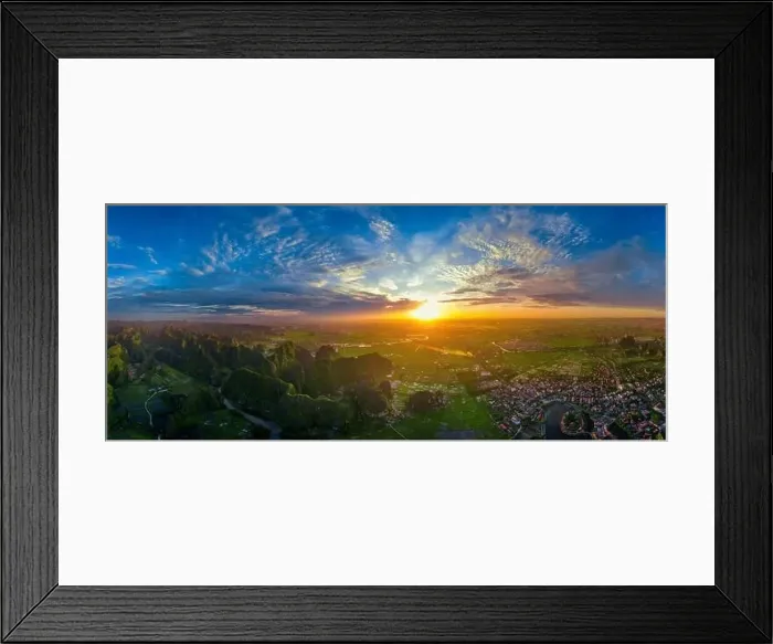 Framed Print : Panorama of Tam coc at sunrise in Vietnam Framed Print : Panorama of Tam coc at sunrise in Vietnam