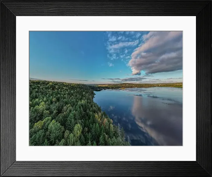 Framed Print : Aerial view of Lake Lygnern close to Satila, Sweden Framed Print : Aerial view of Lake Lygnern close to Satila, Sweden
