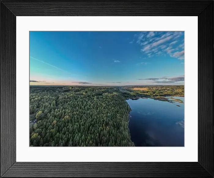 Framed Print : Aerial view of Lake Lygnern close to Satila, Sweden Framed Print : Aerial view of Lake Lygnern close to Satila, Sweden