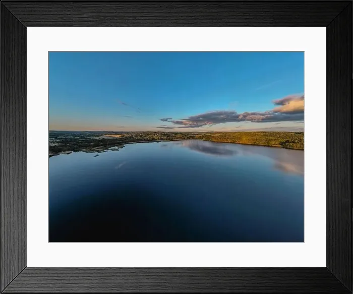 Framed Print : Aerial view of Lake Lygnern close to Satila, Sweden Framed Print : Aerial view of Lake Lygnern close to Satila, Sweden