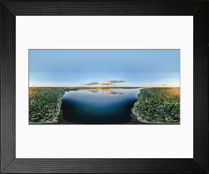 Framed Print : Aerial view of Lake Lygnern close to Satila, Sweden Framed Print : Aerial view of Lake Lygnern close to Satila, Sweden