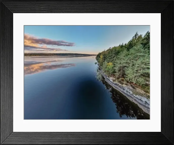 Framed Print : Aerial view of Lake Lygnern close to Satila, Sweden Framed Print : Aerial view of Lake Lygnern close to Satila, Sweden