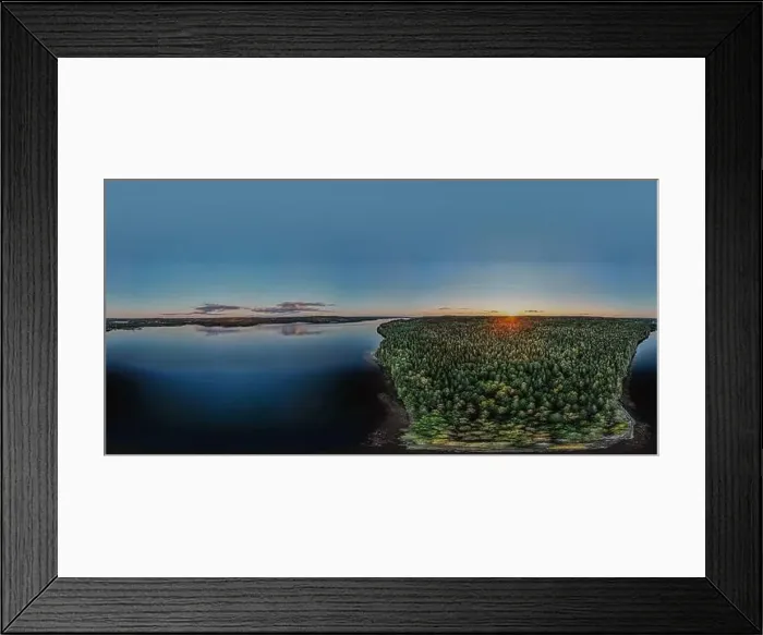 Framed Print : Aerial view of Lake Lygnern close to Satila, Sweden Framed Print : Aerial view of Lake Lygnern close to Satila, Sweden