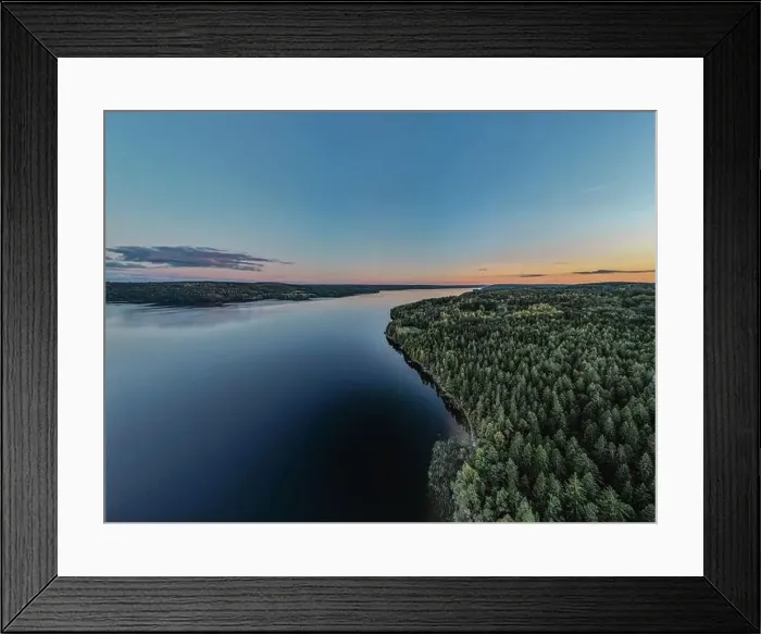 Framed Print : Aerial view of Lake Lygnern close to Satila, Sweden Framed Print : Aerial view of Lake Lygnern close to Satila, Sweden