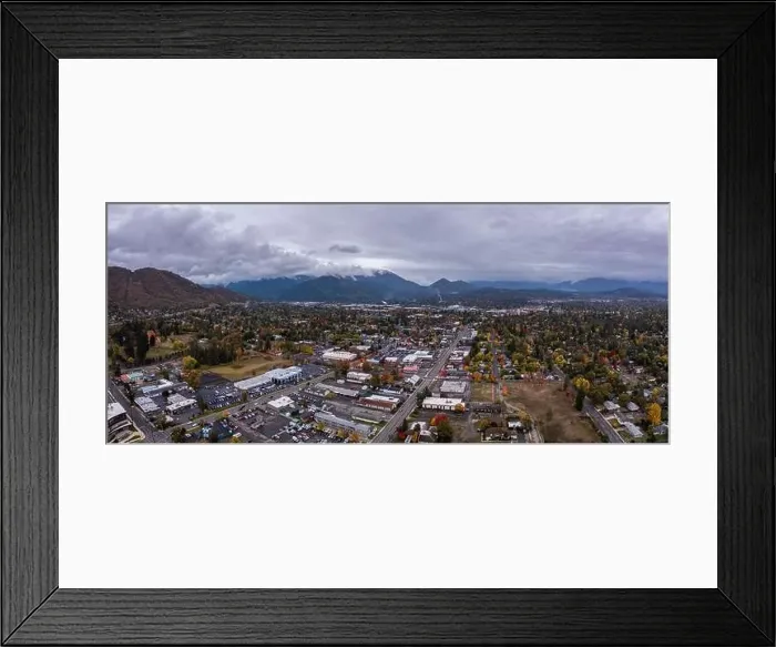 Framed Print : Panorama of Grants Pass, Oregon, USA Framed Print : Panorama of Grants Pass, Oregon, USA