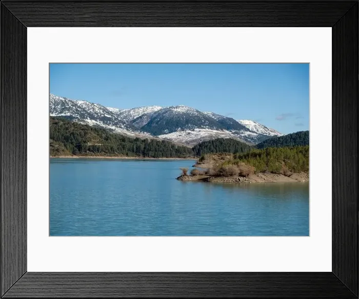 Framed Print : Greece, Lake Aoos Springs, Epirus Framed Print : Greece, Lake Aoos Springs, Epirus