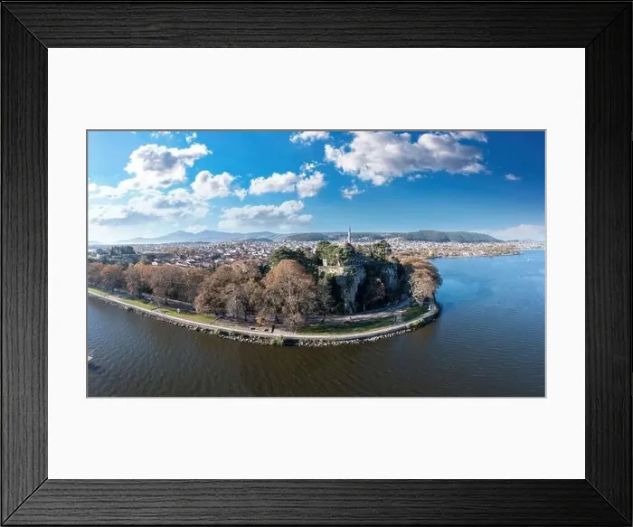 Framed Print : Greece, Ioannina Pamvotida Lake, Epirus Framed Print : Greece, Ioannina Pamvotida Lake, Epirus